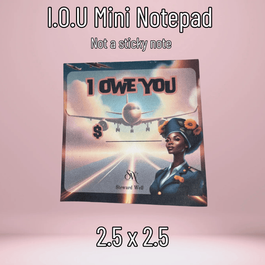 I Owe You Notepad