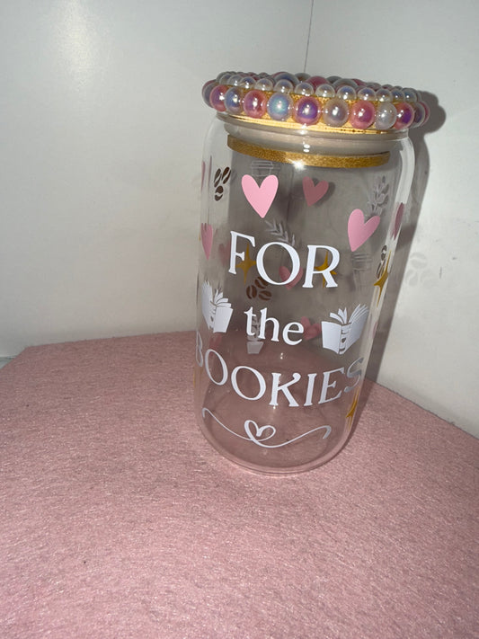 For the Bookies - Custom Glass Cups