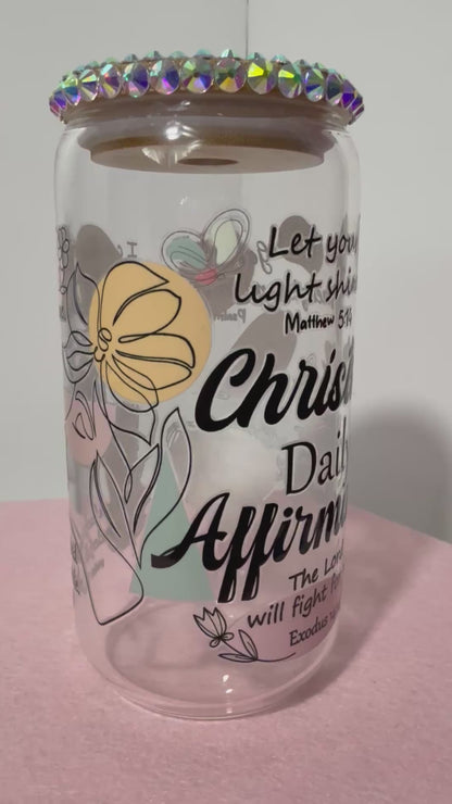 Full of Faith - Custom Glass Cups 16oz